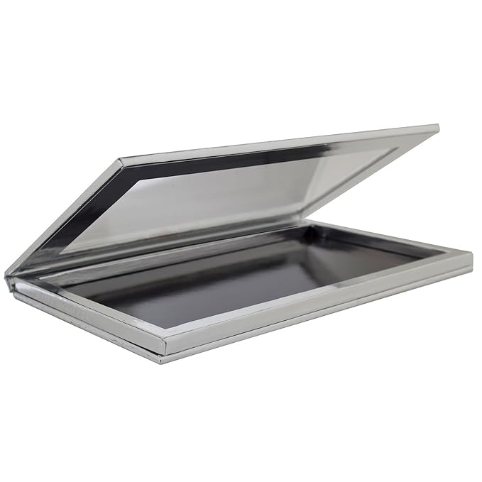 Z Palette Large Metallic Collection (Metallic Silver) with 20 Piece Metal Stickers - Made Exclusively for JUVITUS