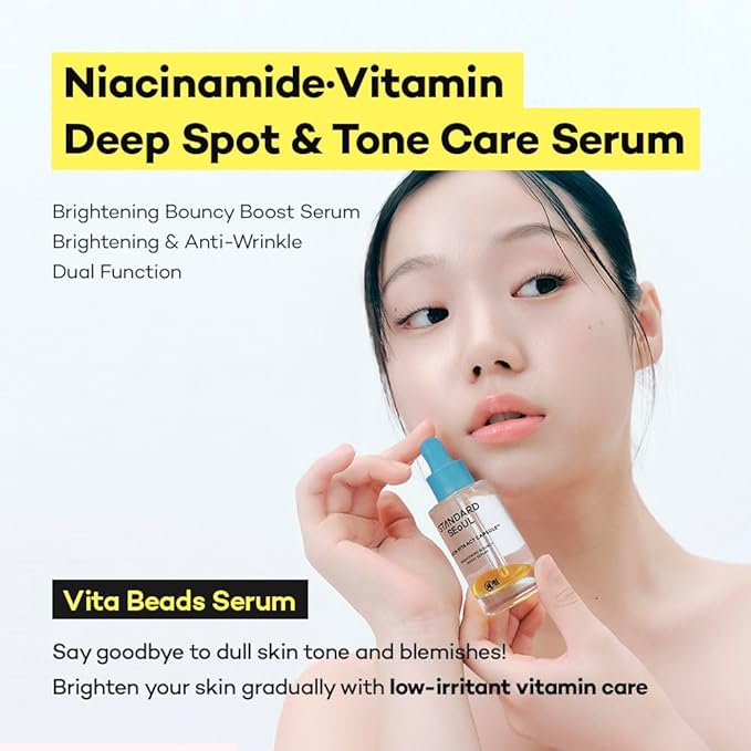 Vitamin C, Niacinamide Serum for Dark Spots, Uneven Tone & Radiance, Korean Glass Skin, Anti-Wrinkle, Collagen Serum, Vitamin Liposome, Moisturizer, Retinol Face Ampoule 30ml