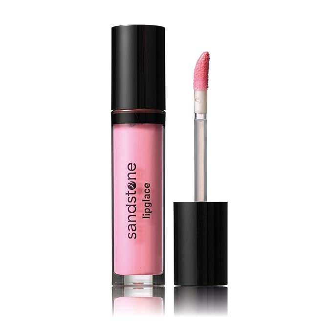 Sandstone Scandinavia Lipglace - Pinky Promise - Hypoallergenic Vegan Lip Gloss - Fragrance Free & Allergy Certified Non-Sticky & Moisturizing Lipgloss Pink - Anti-Aging Hydrating Lipgloss