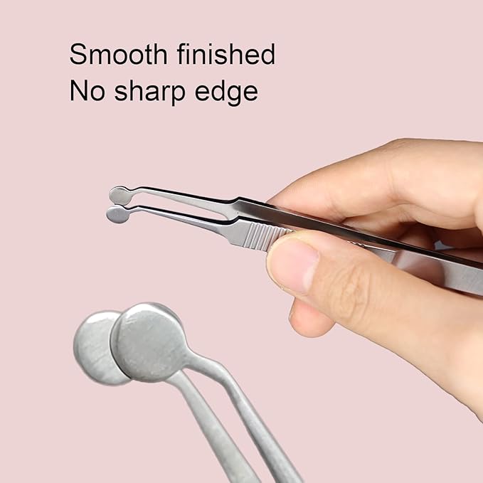 Meibomian Gland Expressor Stainless Steel Eyelid Massage Tweezers for Dryeye Extraction Tool