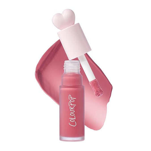 ColourPop Weightless Liquid Blush - Hydrating, Liquid Blush for Cheeks - Glowy Summer Makeup with Hyaluronic Acid for a Healthy Glow - Designed with a Doe Foot Applicator - IKTR (0.30 oz)