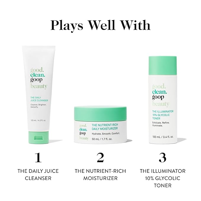 good.clean.goop beauty The Wide-Awake Eye Serum | Gel Serum to Reduce Fine Lines | Peptides, Astaxanthin & Reishi Mushroom Extract | Caffeine Eye Serum for Puffy Eyes & Dark Circles | Vegan | 0.5 oz