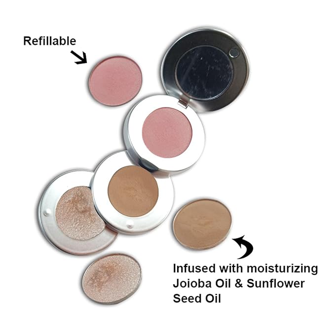 Blush Contour and Highlighter Palette, 3 in 1