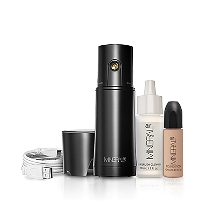 Mineral Air Complexion Starter Kit | Flawless Mineral Foundation Application (Bisque)