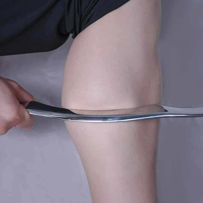 STICKON Stainless Steel Gua Sha Scraping Massage Tool IASTM Tools Great Soft Tissue Mobilization Tool (STICKON-07)