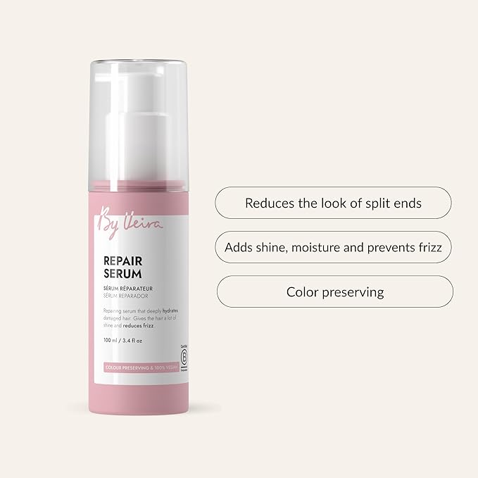 Repair Serum 3.4 Fl Oz, For Damaged Hair, Wheat protein/Sunflower Extract Gently Repairs Hair, Colour preserving & 100% vegan