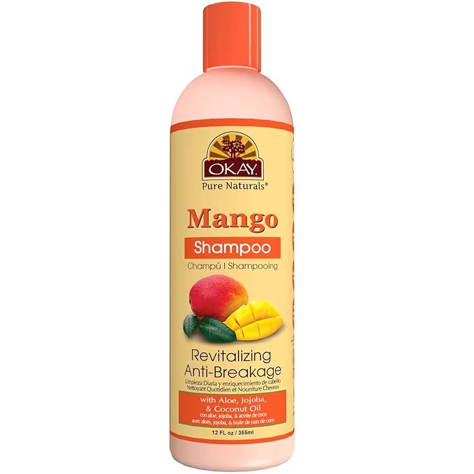 OKAY MANGO REVITALIZING ANTI BREAKAGE SHAMPOO 12oz / 355ml