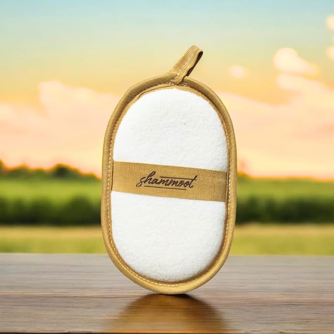 Natural Loofah Exfoliating Body Scrubber – Jordanian Natural Loofah Sponge Exfoliates Face & Body for Healthier Skin – 2-Sided Lufas for Men & Women – Body Wash Scrubber (Pack of 2)