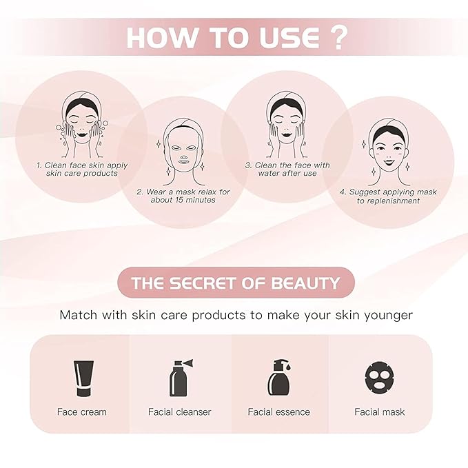 HXDZFX LED FACIAL LIGHT THERAPY MASK(HK207)