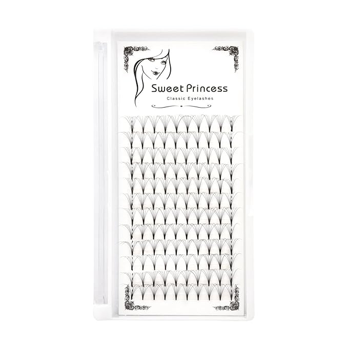 12rows 120pcs 10D Premade Volume Fans Eye Lashes Extensions Thickness 0.07mm D Curl Black Soft Individual False Eyelashes Makeup Fake Lashes Cluster 8-18mm to Choose (7D-4pack-10-12-14-16mm)