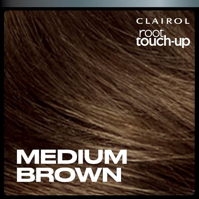 Clairol Root Touch-Up Color + Volume 2-in-1 Temporary Spray, Medium Brown Hair Color, Pack of 1
