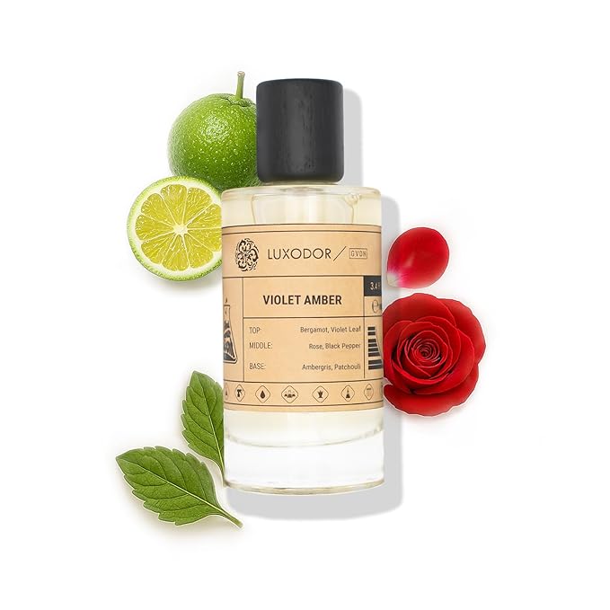 Violet Amber - Eau de Parfum - Inspired by Tuxedo - Unisex Fragrance Long-lasting 3.4 fl. oz (100ml)