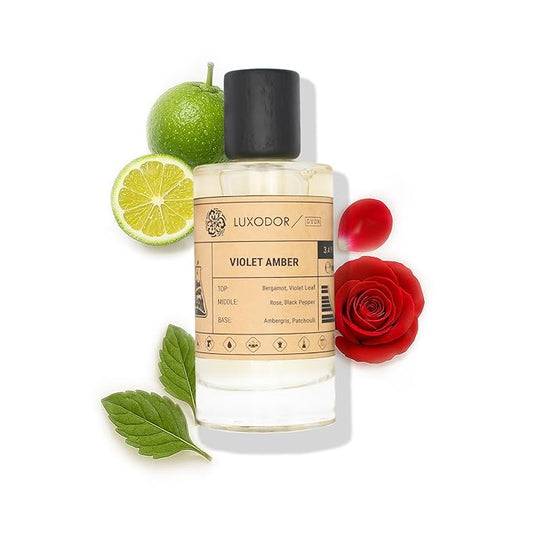 Violet Amber - Eau de Parfum - Inspired by Tuxedo - Unisex Fragrance Long-lasting 3.4 fl. oz (100ml)
