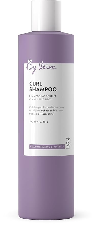 Curl Shampoo 10.1 Fl Oz, Gently Cleanses & Defines Curly Wavy Hair, Reduces frizz & Increases shine, Colour preserving, 100% vegan & Sulphate/Silicone free
