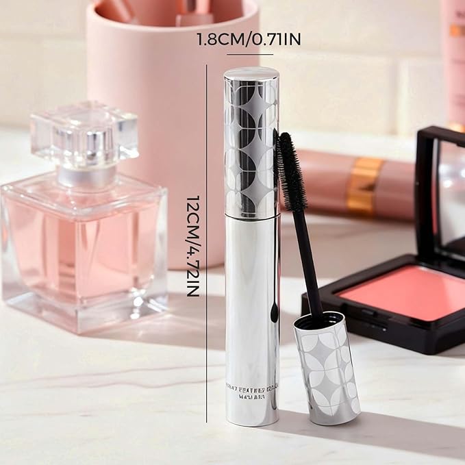 Mascara for Older Women 60 Plus, 2026 New Mascara Volume and Length for Mature Women with Thinning Lashes, Non Clumping Waterproof Long Wear (Black)