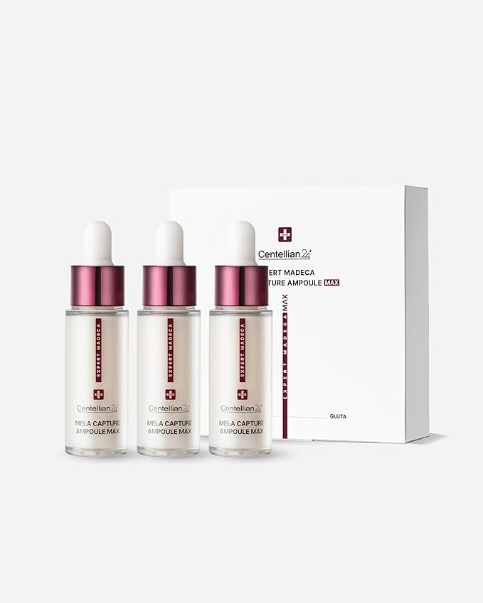 Centellian 24 Expert Ampoule (Season 4, 0.5fl oz x 3 pcs) - Korean Serum for Face. Soothing, Even Tone, Dry Sensitive Skin. Dark Spot Corrector by Dongkook. TECA, Centella Asiatica.