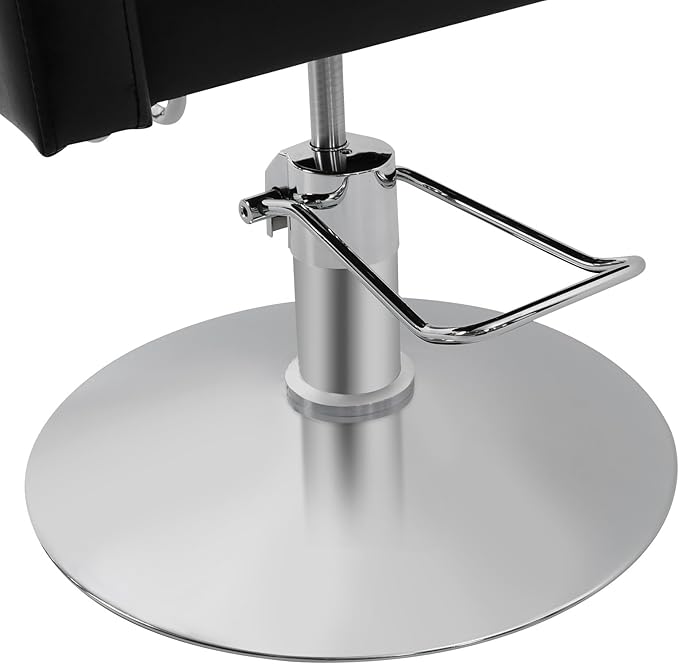 Barber Chair Hair Salon Chair for Hair Stylist 360° Swivel Hydraulic Hair Chair with Black Leather Heavy-Duty Salon Chairs for Barbershop,Home,Spa Max Load 440 Lbs