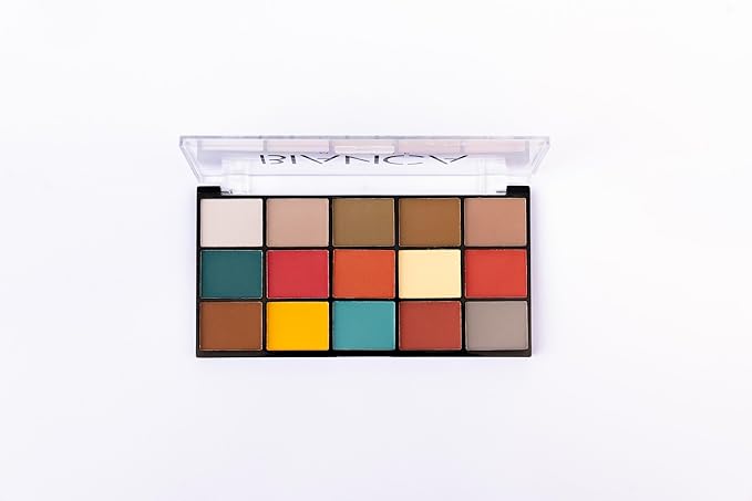 15 Colors Eyeshadow Palette | Versatile Range for Unlimited Eye Looks. (Vintage)