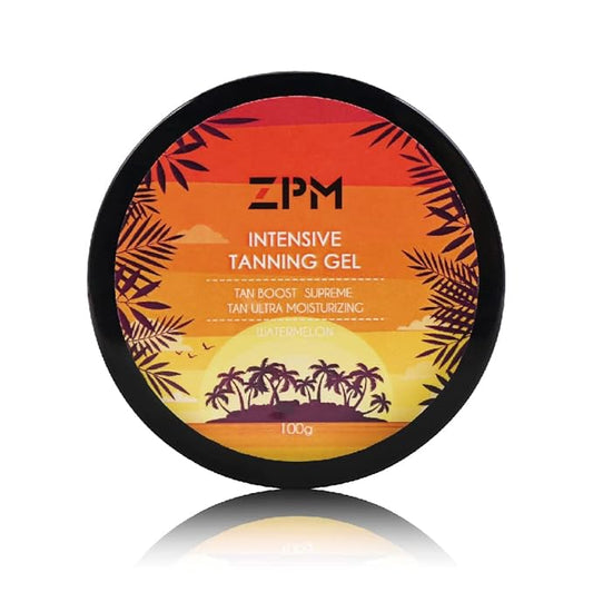 Tanning Lotion, Accelerator Tanning Cream Self Tanner Gel for Outdoor & Indoor Skin Tanning SunBeds, Intensive Powerful Tan-boosting Butter, Achieve Brown Natural Tan Skin,100g (Watermelon)