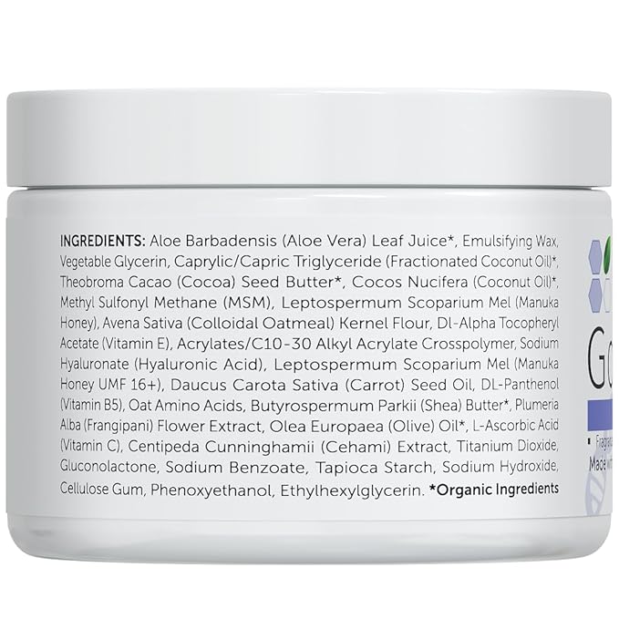 GOOD ON YA' Face Cream and Anti Wrinkle Cream for Women - Natural Lotion for Dry Skin with Manuka Honey - Anti Aging Face Cream and Hydrating Lotion for Women (8OZ)