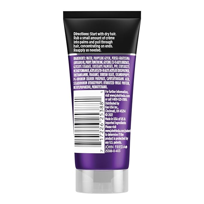 John Frieda Frizz Ease Secret Weapon Touch-Up Crème, Smoothing Cream for Flyaways, Frizz-Free & Split Ends, Infused with Avocado Oil to Seal in Moisture and Eliminate Flyaways, 1 Oz, Pack of 24