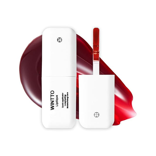 Liptique Korean Lip Stain Peel Off - 24 Hour Long Lasting Lip Tattoo, Waterproof & Transfer Proof, Nourishing & Hydrating Lip Tint for Women, Instant Plumping Lip Tints Peel Off (006 WINTTO)