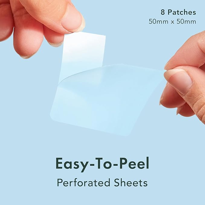 Rael Pimple Patches, Miracle XL Spot Control Cover - Hydrocolloid Acne Patch for Face, Zits & Blemish, Back and Body, Korean Skin Care (8 Count, Pack of 1)