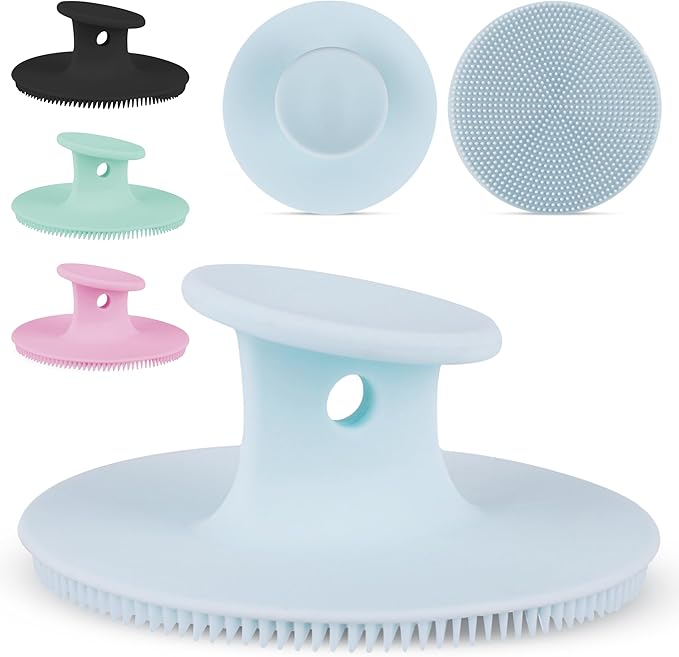 4 PCS Face Scrubber - Premium Silicone Brush and Face Exfoliator Scrubber for Deep Cleansing, Facial Exfoliating, and Pore Cleaning; Ideal Brush for Women and Men, Skin Care Essential