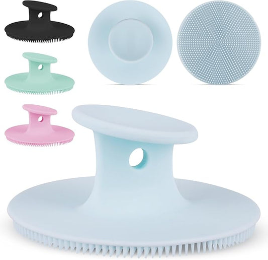 4 PCS Face Scrubber - Premium Silicone Brush and Face Exfoliator Scrubber for Deep Cleansing, Facial Exfoliating, and Pore Cleaning; Ideal Brush for Women and Men, Skin Care Essential
