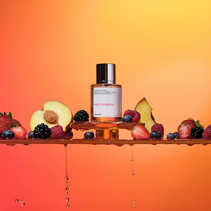 Dossier - Fruity Almond - Eau de Parfum - Inspired by C.Herrera Good Girl - Perfume Luxury - Pure Infused - Paraben-Free - Vegan - For Women - Fragrance 3.4 Fl oz (Spray 100ml)
