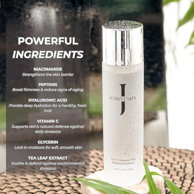 Jorovi Beauty Complete Skincare Set -6- Piece Regimen with Cleanser, Toner, Face Serum, Eye Cream, Facial Moisturizer, and SPF 50 Lotion Kit for Women & Teens (Skin care Gift Set)