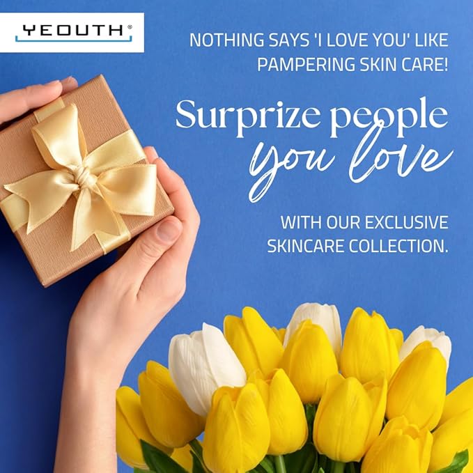 YEOUTH Skin Care Set: Retinol Serum for Face, Vitamin C and Hyaluronic Acid Serum, Face Care Kit that Targets Appearance of Uneven Uneven Skin and Dryness 3x1 oz