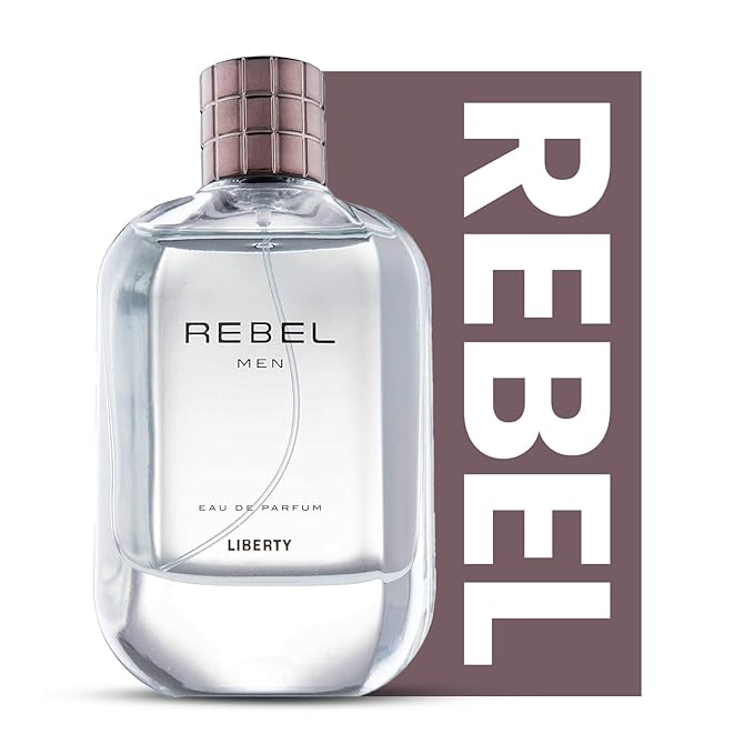 Liberty Luxury Rebel Perfume for Men 100ml, Powerful Long Lasting Eau De Parfum with Spicy Woody Notes Masculine Fragrance for the Modern Rule Breaker, men cologne, Gift For Men,100ml