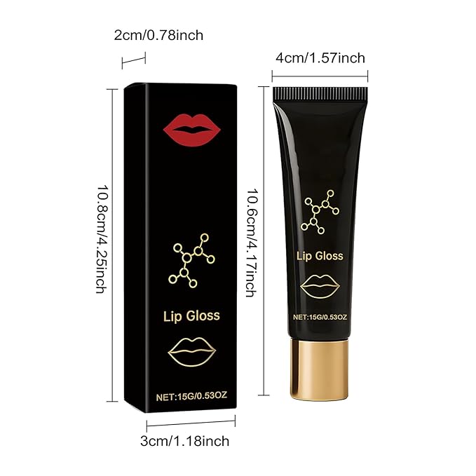 Herbionyx Luxury Lip Gloss,Herbionyx Lip Booster Serum,Hydrating And Nourishing Lip Oils (3PCS)