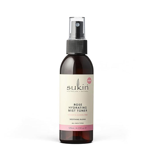 Sukin Rose Hydration Mist Toner, 4.23 Fl Oz