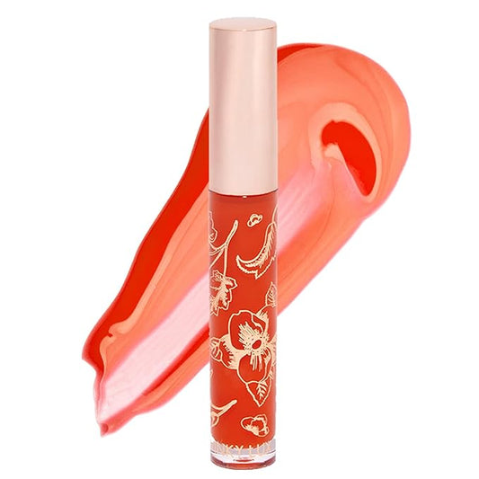 Winky Lux Grapefruit Fruity Gloss pH Lip Stain, Non Sticky Lip Gloss, Tinted Lip Oil, Lip Lacquer, Yummy Fruit Lip Gloss, Jojoba Oil for Hydration & Shine, Soft Grapefruit Scent