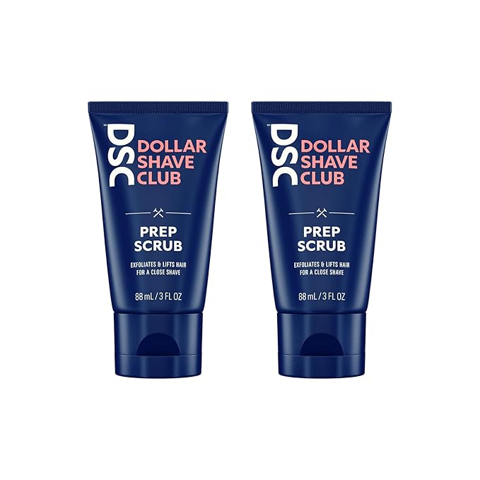 Dollar Shave Club | Prep Scrub 3 ounce (2 Pack) | Pre Shave Scrub to Prevent Ingrown Hairs