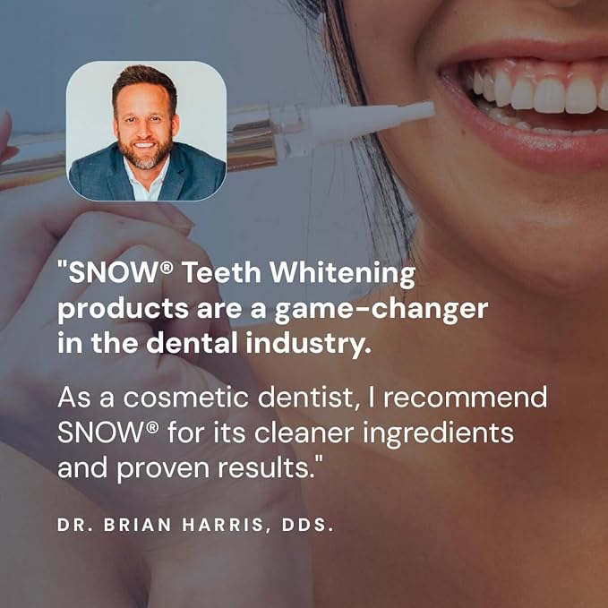Snow Extra-Strength Teeth Whitening Serum - Oral Care Teeth Whitener Pen - Whitening Pen for Stain Removal & Whiter Teeth - Tooth Whitener with Potassium Nitrate and Hydroxyapatite - 2 Pack