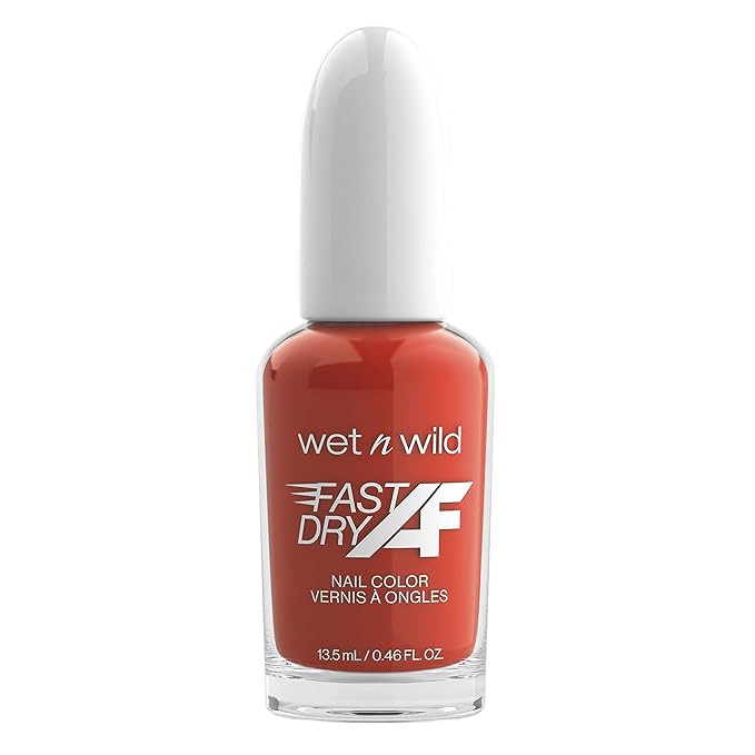 wet n wild Fast Dry AF Nail Polish, Quick 40 Second Dry Time, Long Lasting High-Shine - Toasted