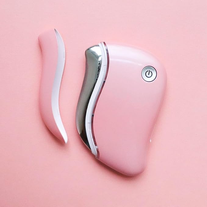 Mei Apothecary Triple Threat LED Gua Sha Tool Natural, Non-Toxic Skincare | LED Light, Heat & Sonic Vibration for Enhanced Facial Care