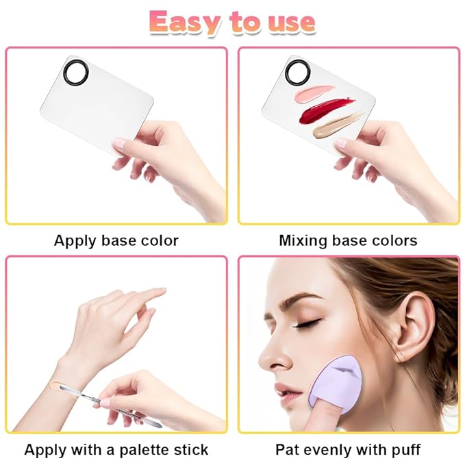 Makeup Mixing Palettes, Makeup Palette with 6PCS Mini