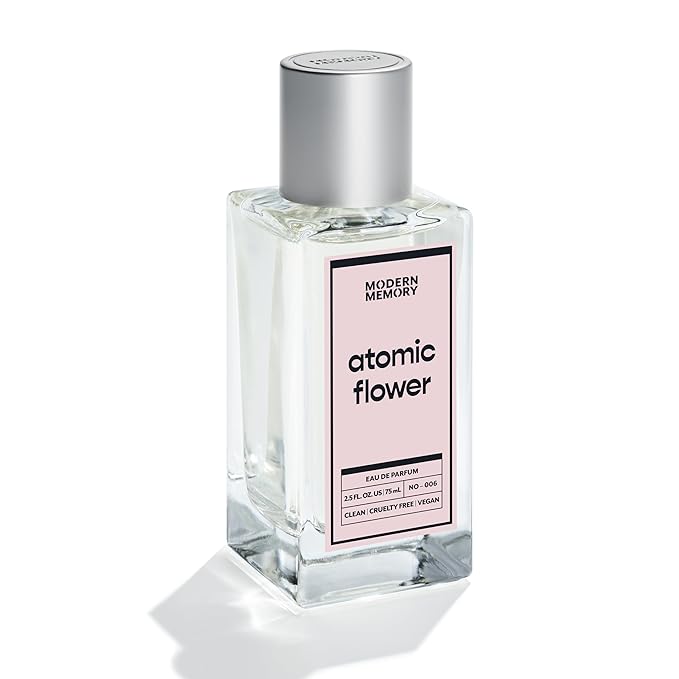 Modern Memory Atomic Flower Eau de Parfum for Women, 2.5 fl oz - Notes of Freesia Petals, Pink Rose & Vanilla