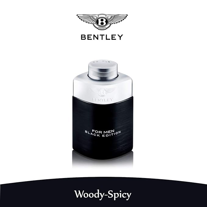 Bentley Bentley Black Edition Men EDP Spray 3.4 oz