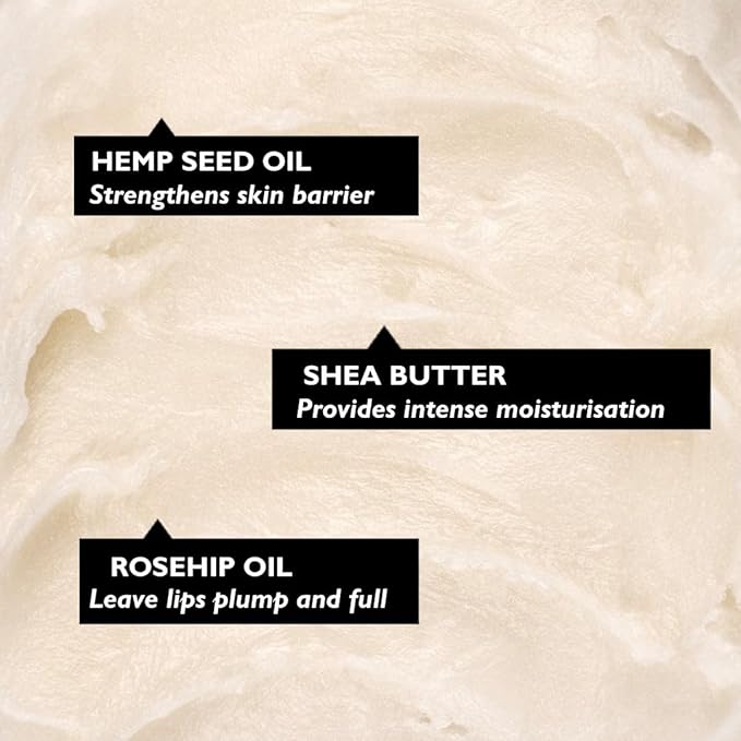 UpCircle Lip Balm with Hemp Seed Oil + Shea Butter 15ml – Hydrating + Plumping – Rosehip + Grapefruit Oil To Soothe Dry Lips - Natural, Vegan + Cruelty-Free