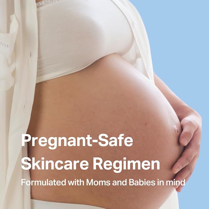 Y'OUR Non-Toxic, Pregnancy-Safe Skincare Set – 2-Step System with Cleanser & Night Cream – Soothing & Rejuvenating – Gentle and Non-Comedogenic Formula. Holiday Gift Bundle