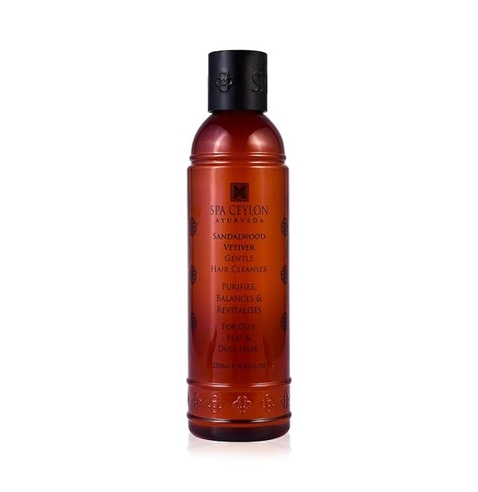 SPA CEYLON Sandalwood Vetiver Gentle Cleanser | Sulfate-Free | Oily Flat & Dull Hair Care | Natural