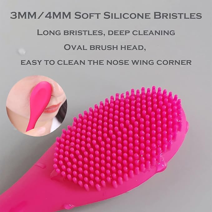 Silicone Facial Cleansing Brush Pores Cleaner,Remove Blackhead,Remove Acne,Face Massager,Applicator,Spatula,Mud Mask,DIY,Cream,Face Washing Clean,Body Lotion