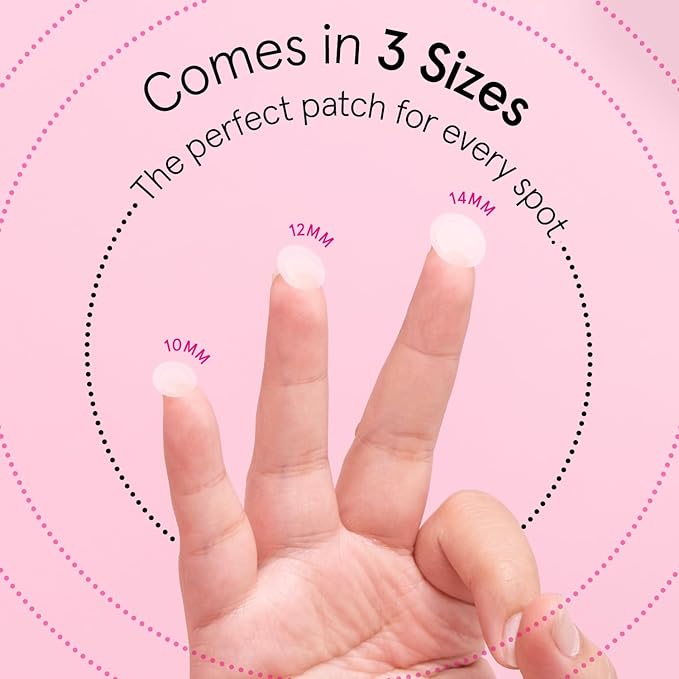 grace & stella Award Winning Multi-Size Pimple Patches for Face - Dermatologist Tested Acne Patches for Face - Hydrocolloid Patch for Breakouts, Whiteheads - Vegan Pimple Patch (Clear, 72 Pack)