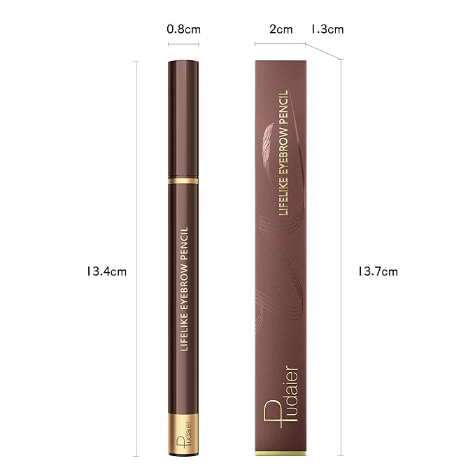 2 Pack Eyebrow Pen, Waterproof Microblading Eyebrow Pencil, 4 Tip Precise Eye Brow Makeup Pen for Women to Effortlessly Create Hair Like Natural Brows, Non Dry Out and Last All Day (Espresso)