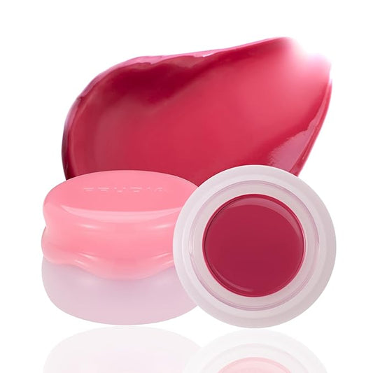 FRUDIA Korean Makeup Lip + Cheek Glow Jam |Long lasting, Moisturizing & Plumping | Non - Sticky & Glossy Color for Eyes, Lips & Cheeks |Rosy Berry – Rosy raspberry pink - 4.5 gm